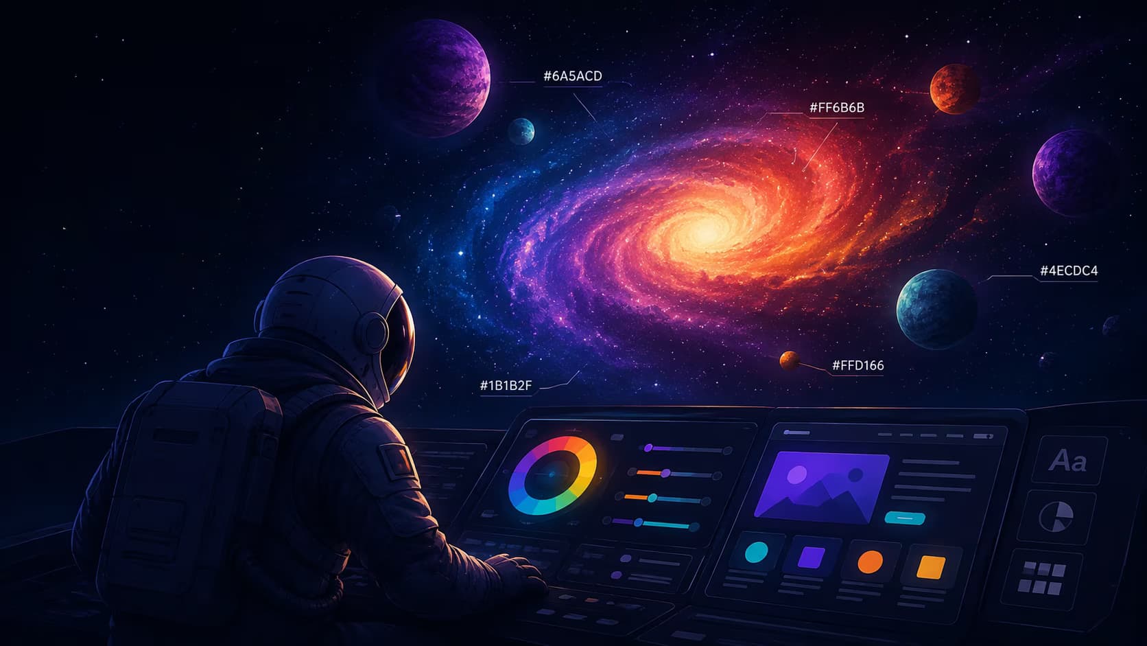 Jak kombinovat barvy pro účinný webdesign: Hluboké ponoření do barevného vesmíru