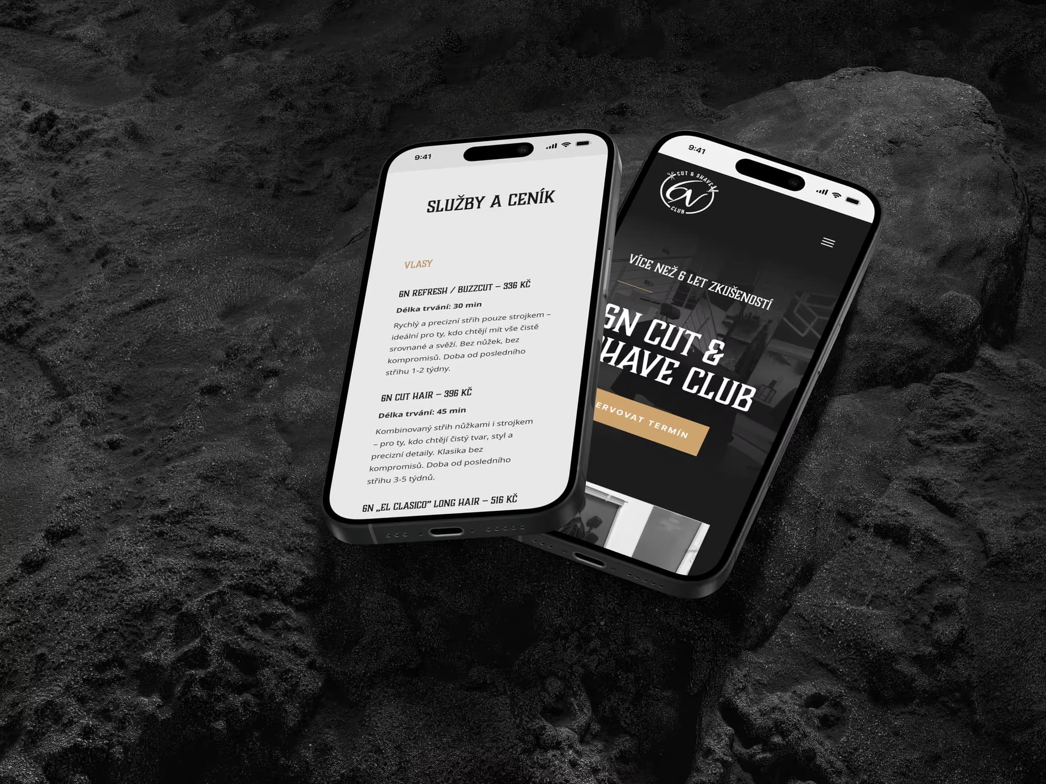 6N — mobilní mockup 1
