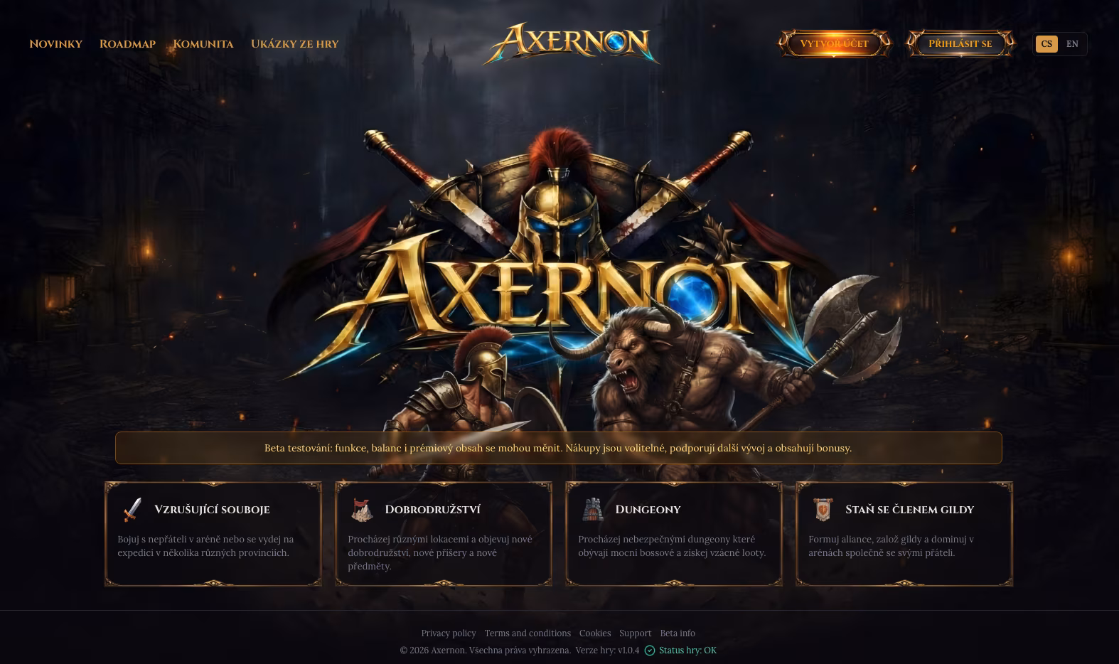 Axernon — screen 2