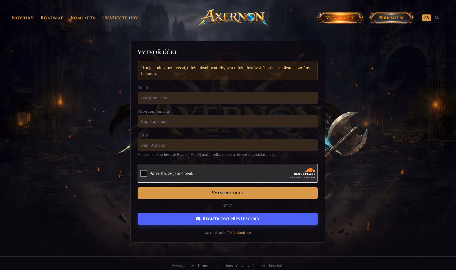 Axernon — screen 3