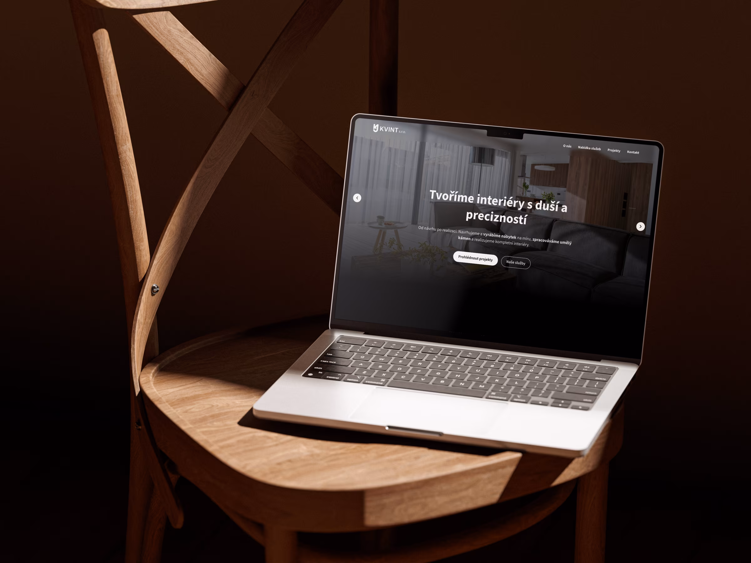 Case study KJ KVINT — featured mockup