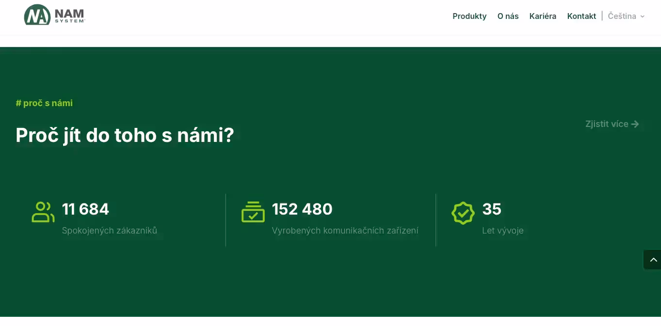 NAM — screen 1