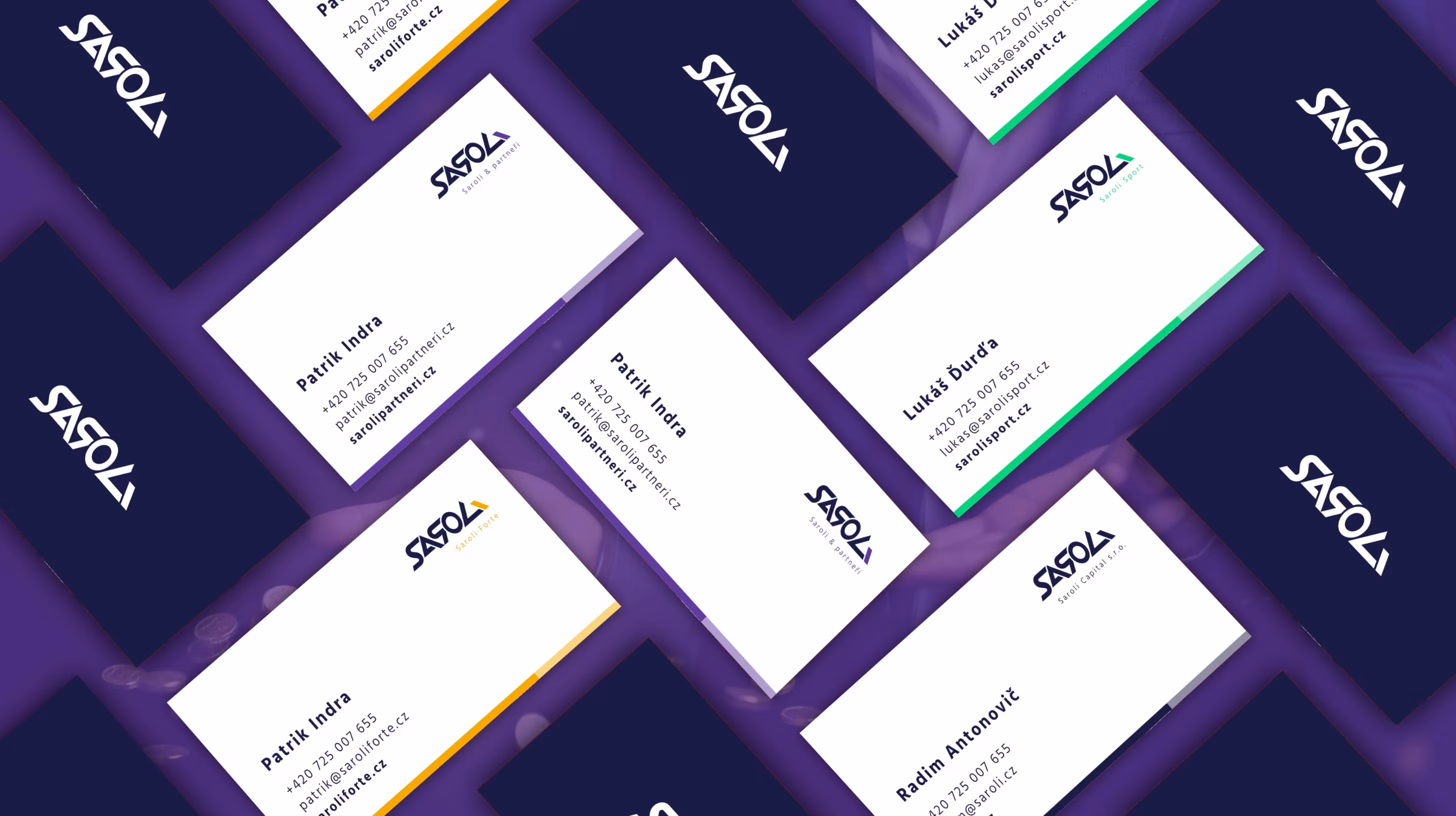 Saroli — brand mockup